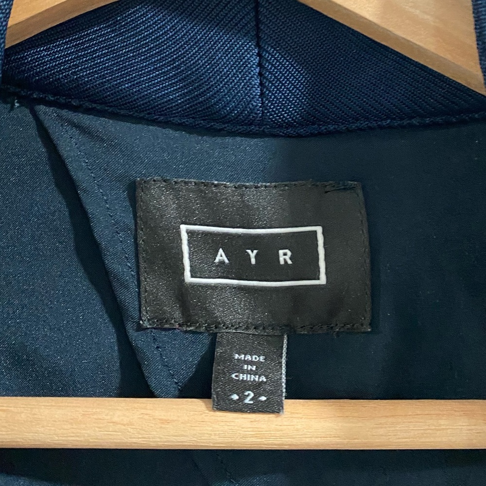 AYR Navy Single-Button Blazer - Picture 3 of 4